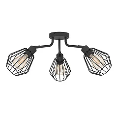 фото 31531 Люстра TARBES, 3x60W(E27), сталь, черный в интерьере