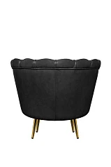 красивое Низкое кресло ракушка Pearl Black V2 в интернет-магазине