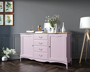 заказать Комод "Leontina lavanda" с дверками и ящиками арт ST9351L