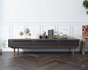 купить Консоль под TV "Bruni Black" с ящиками арт BR-21Black в интернет-магазине