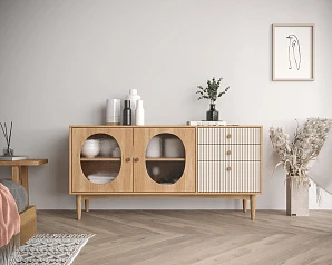 купить Комод "Bubble" с двумя дверками и тремя ящиками арт BBL05 в интернет-магазине