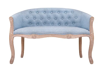 стильный Дизайнерский двухместный диван Kandy Double Light Blue