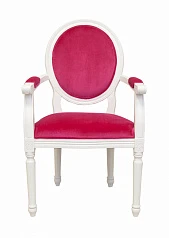 Мягкий стул с подлокотниками Diella Pink на заказ