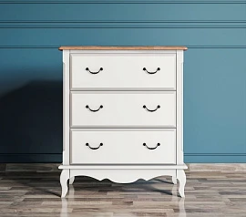 Комод Leontina три ящика арт ST9356 в интерьере