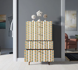 красивые Комод высокий "Berber" 23 принт арт BB10/Print_23