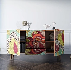 Комод "Berber" с ящиками 6 принт арт BB14/Print_06 на заказ