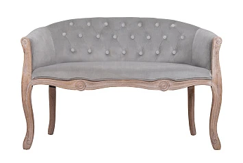 заказать стильные Двухместный дизайнерский диван Kandy Double Grey Velvet