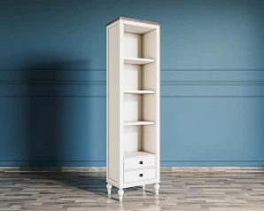 купить Узкий стеллаж "Odri" с ящиками в стиле Прованс арт od2130L