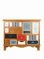 Комод "Gouache Birch"  темный арт M10594ETG/1 на заказ