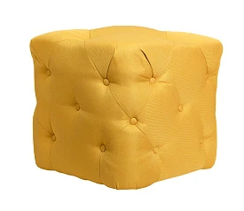 фото Дизайнерский пуф Amrit Yellow