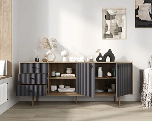 Комод с дверками и нишей "Emerson" арт EM15/7024/L на заказ