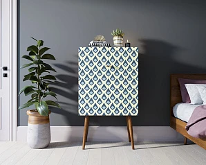 Комод на высоких ножках "Berber" 13 принт арт BB09/Print_13