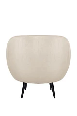 заказать Мягкое кресло Benee Beige на черных ножках