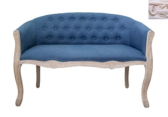 Диван французский стиль Kandy Double Blue розовый в интернет-магазине