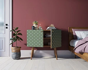Комод на высоких ножках "Berber" малый принт 12 арт BB13/Print_12 в интернет-магазине