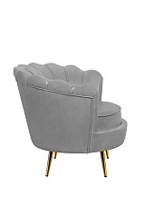 купить красивые Низкое кресло ракушка Pearl Grey V2 в интернет-магазине