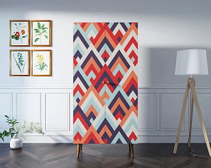 заказать Шкаф малый двухстворчатый "Berber" принт 2 арт BB08/Print_02 в интернет-магазине