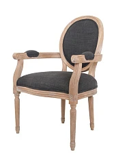 купить красивый Мягкий стул с подлокотниками Diella Black в интернет-магазине