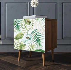 красивые Тумбочка "Berber" с двумя ящиками 4 принт арт BB03/Print_04, разноцветная на заказ