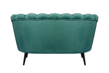 Дизайнерский диван Pearl Double Green V2 на черных ножках в интернет-магазине