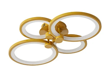 купить стильные Светильник Oris 4 rings gold