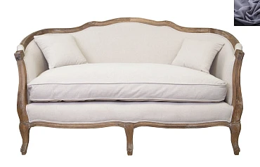 красивые Диван ампир Darcy 2 цвет серый