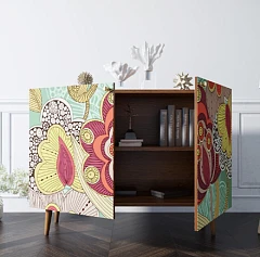 заказать Комод "Berber" две дверки 6 принт арт BB04/Print_06