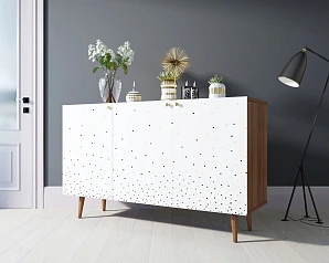 купить Комод "Berber" три дверки 15 принт арт BB01/Print_15 в интернет-магазине