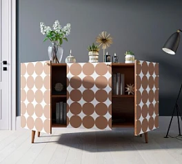 красивые Комод "Berber" три дверки 17 принт арт BB01/Print_17