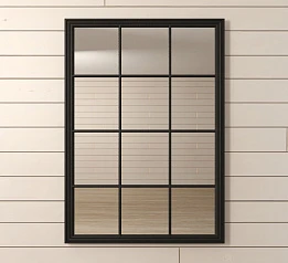 купить красивое Зеркало "Florence" черное арт 201-10BLKETG