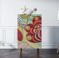 купить красивые Комод высокий "Berber" 6 принт арт BB10/Print_06