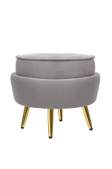 купить стильные Пуф Pearl Adorn Grey