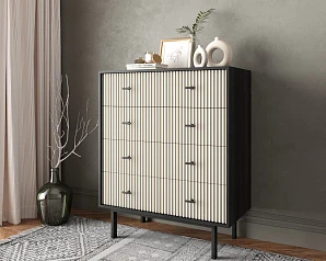 красивые Комод на восемь ящиков "Emerson" арт EM20/milky/L в интернет-магазине