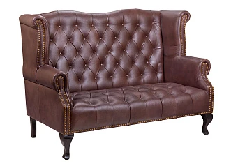Кожаный дизайнерский диван лофт Royal Sofa Brown на заказ в интернет-магазине