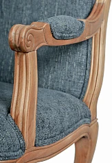 красивый Мягкий стул с подлокотниками Wallis Blue