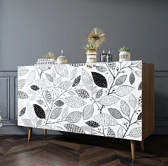 заказать Комод "Berber" три дверки 09 принт арт BB01/Print_09