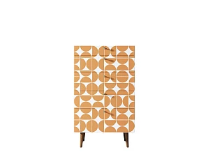 Комод высокий "Berber" принт 14 арт BB10/Print_14 в интерьере