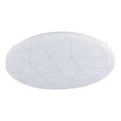 купить красивые 900612 Потолочный светильник RENDE, LED 19,5W, 2300lm, H60, ?380, сталь, белый/пластик, белый, золотой в интернет-магазине