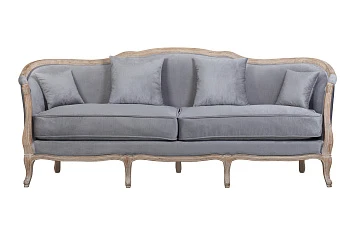 заказать Прямой диван для гостиниц Darcy 3 серый в интернет-магазине