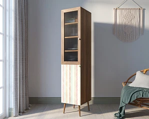 стильный Буфет "Berber" узкий принт 45 арт BB39/Print_45