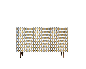 Комод "Berber" с двумя дверками и ящиками принт 22 арт BB17/Print_22 в интернет-магазине