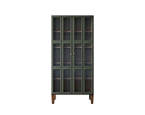 стильный Шкаф двухстворчатый "Andersen" с рифлеными стеклами арт AN12