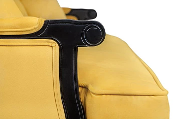 купить красивые Двухместный дизайнерский диван Brody Double yellow