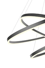 Люстра Orblaze 3 rings 600 black в интернет-магазине