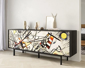 заказать стильные Комод с четыремя дверками "Emerson" by Kandinsky арт EM01/Print_01