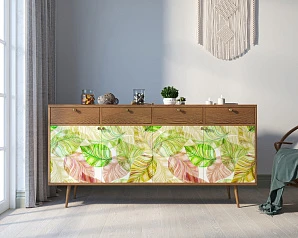 фото Комод "Berber" четыре дверки и четыре ящика 29 принт арт BB25/Print_29 в интерьере