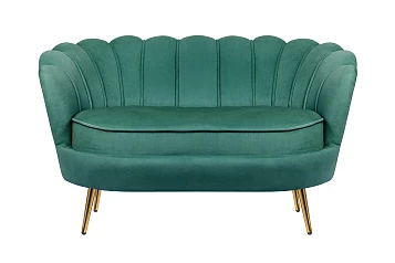 Дизайнерский двухместный диван Pearl Double Green V2