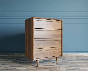 Комод в Скандинавском стиле "Bruni" на четыре ящика арт BR08 на заказ