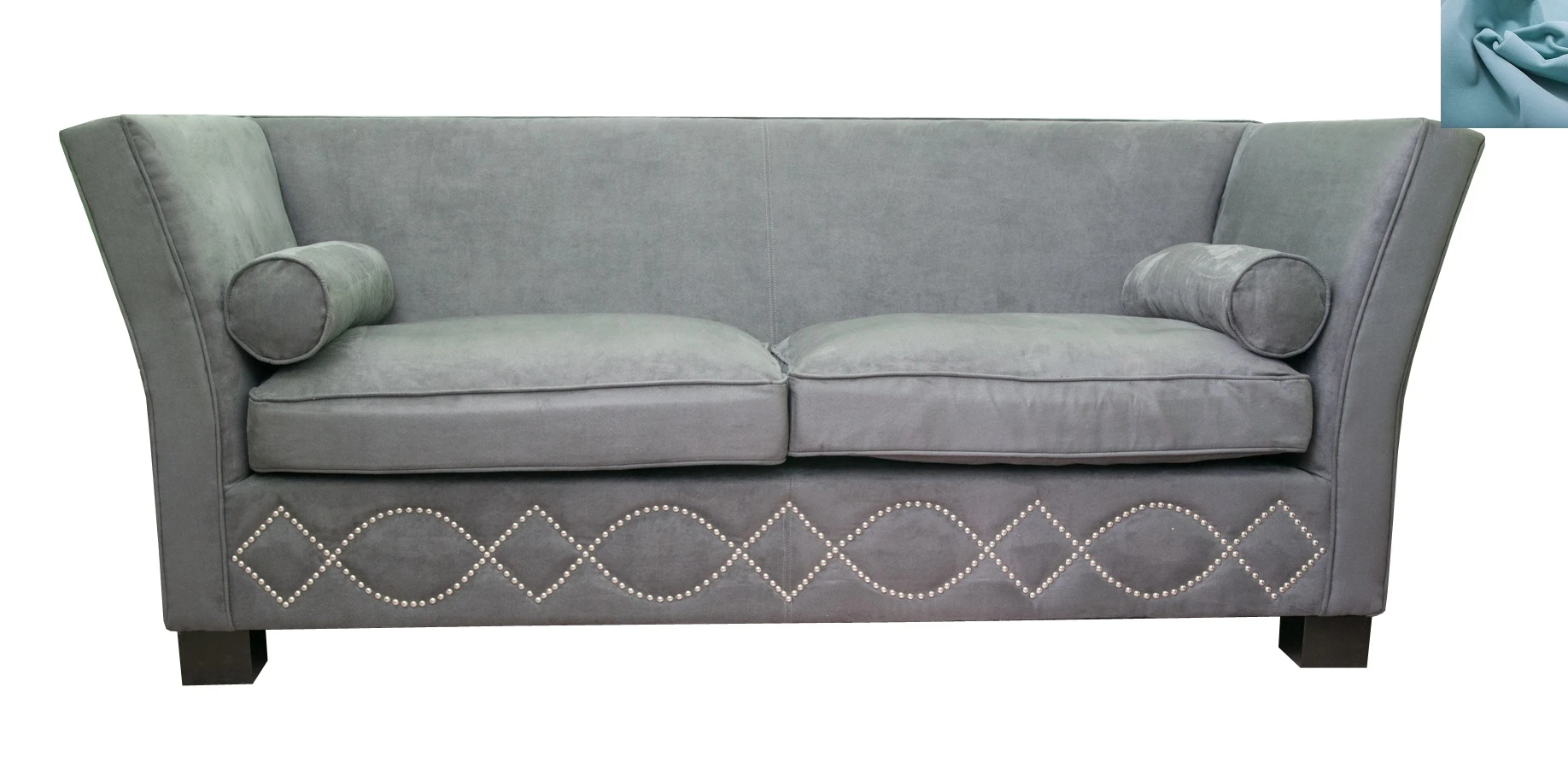 купить стильный Диван арт-деко Volte цвет голубой