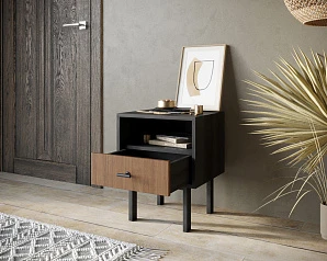 заказать Тумбочка с нижним ящиком "Emerson" арт EM17 в интернет-магазине